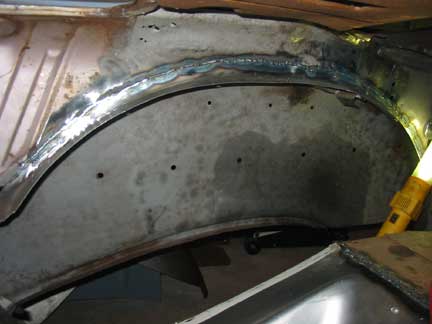 Butt welded and plug welded