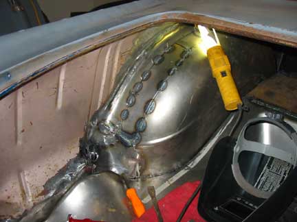 Welded inside edge