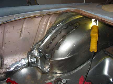 After grinding welds