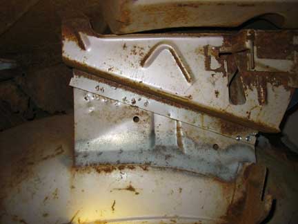 Inside trunk missed spotwelds