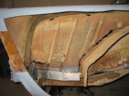 Inside passenger rear quarter 1