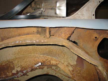 Inside passenger rear quarter 3