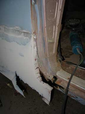 Pop rivet repair