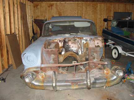 Front sheetmetal removal