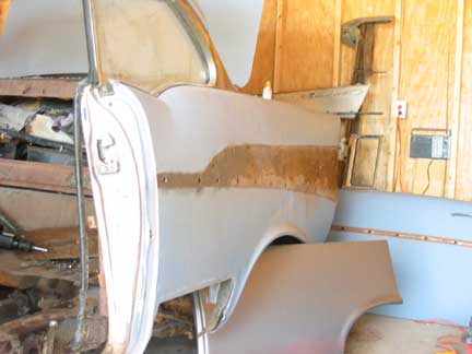Rear quarter rust