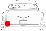 Rear driver icon