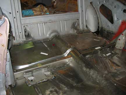 Rear risers welded