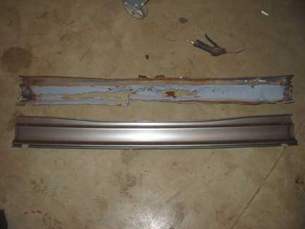 Old vs new tailpan