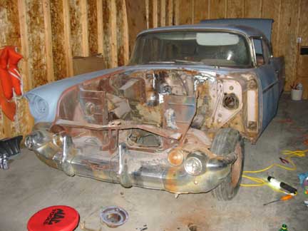 Front sheetmetal removal