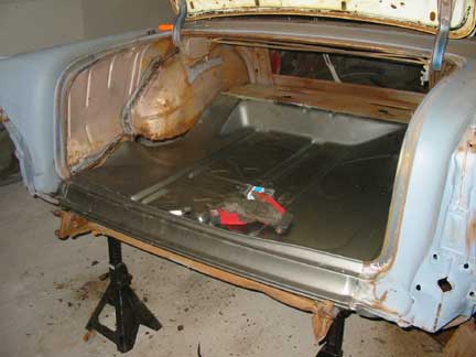 Original jack stand position
