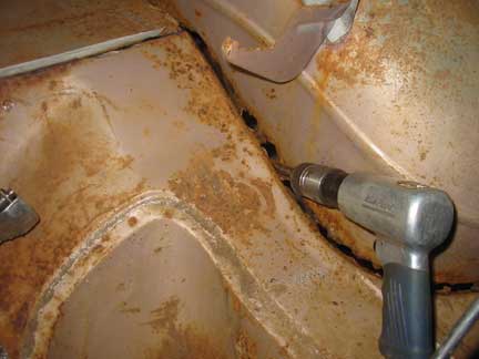 Trunk floor nearly gone