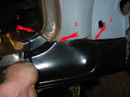 Part doesn't fit - numbered problems