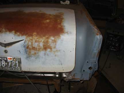 Trunk lid shimmed