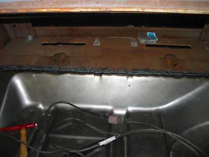 Trunk seam welded