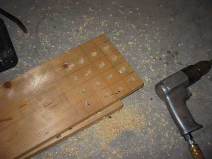 Making wood mounts 1