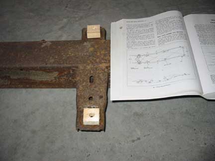Wood mounts on frame