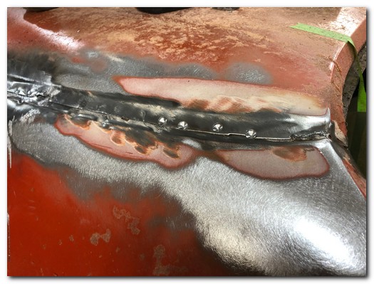 Removing lead with torch