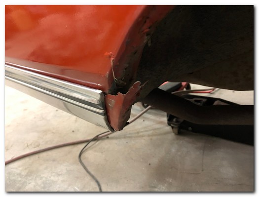 Poor previous repairs
