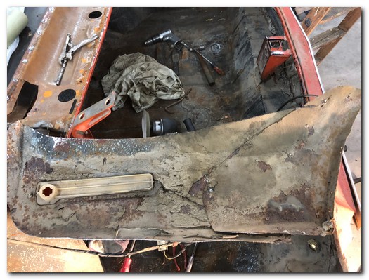 Poor repair exposed