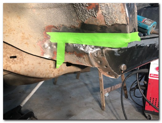 Plug welded in place