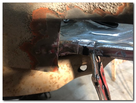 Inner wheelhouse rust