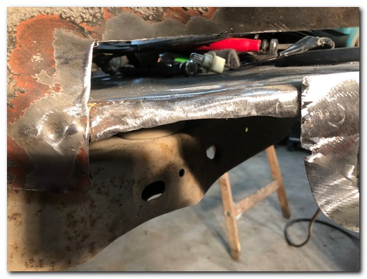Welded in place