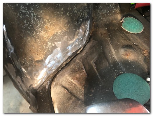 Welded in place
