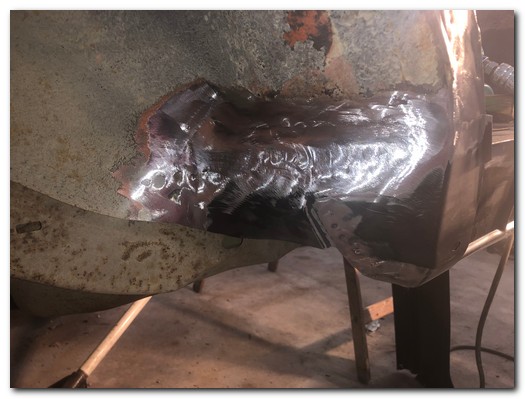 Patch welded