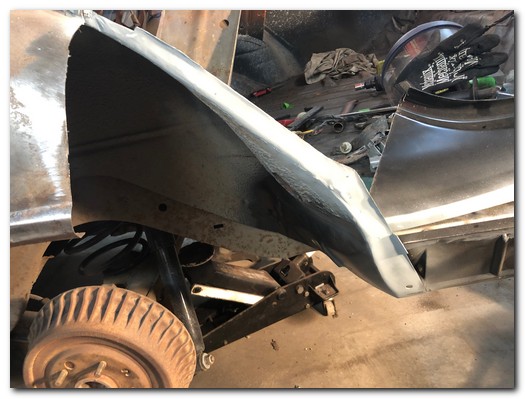 Outer wheelhouse repair