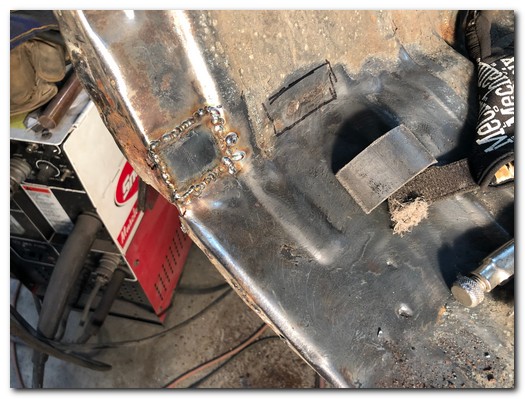 Welded in