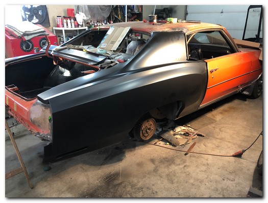 Test fit quarter panel