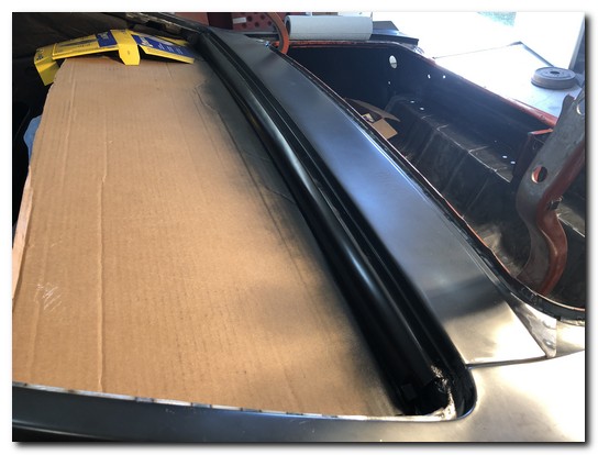 Painted semi gloss black