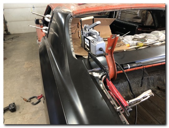 Spot welded permanent
