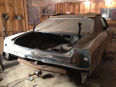 Stripping paint