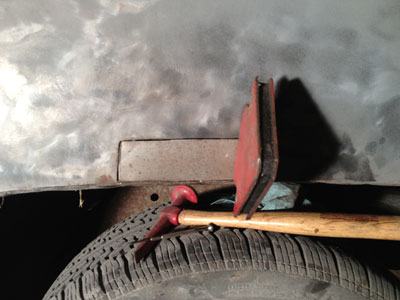 Rear quarter rust