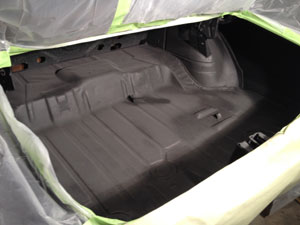 Trunk pan before