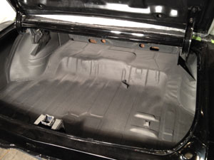 Trunk pan painted