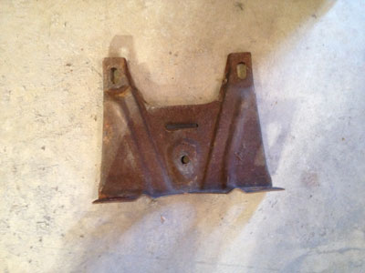 Bumper bracket before