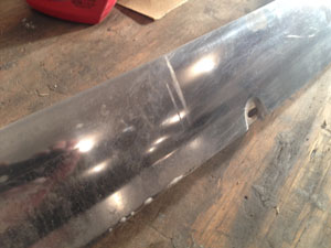 Trim scratches