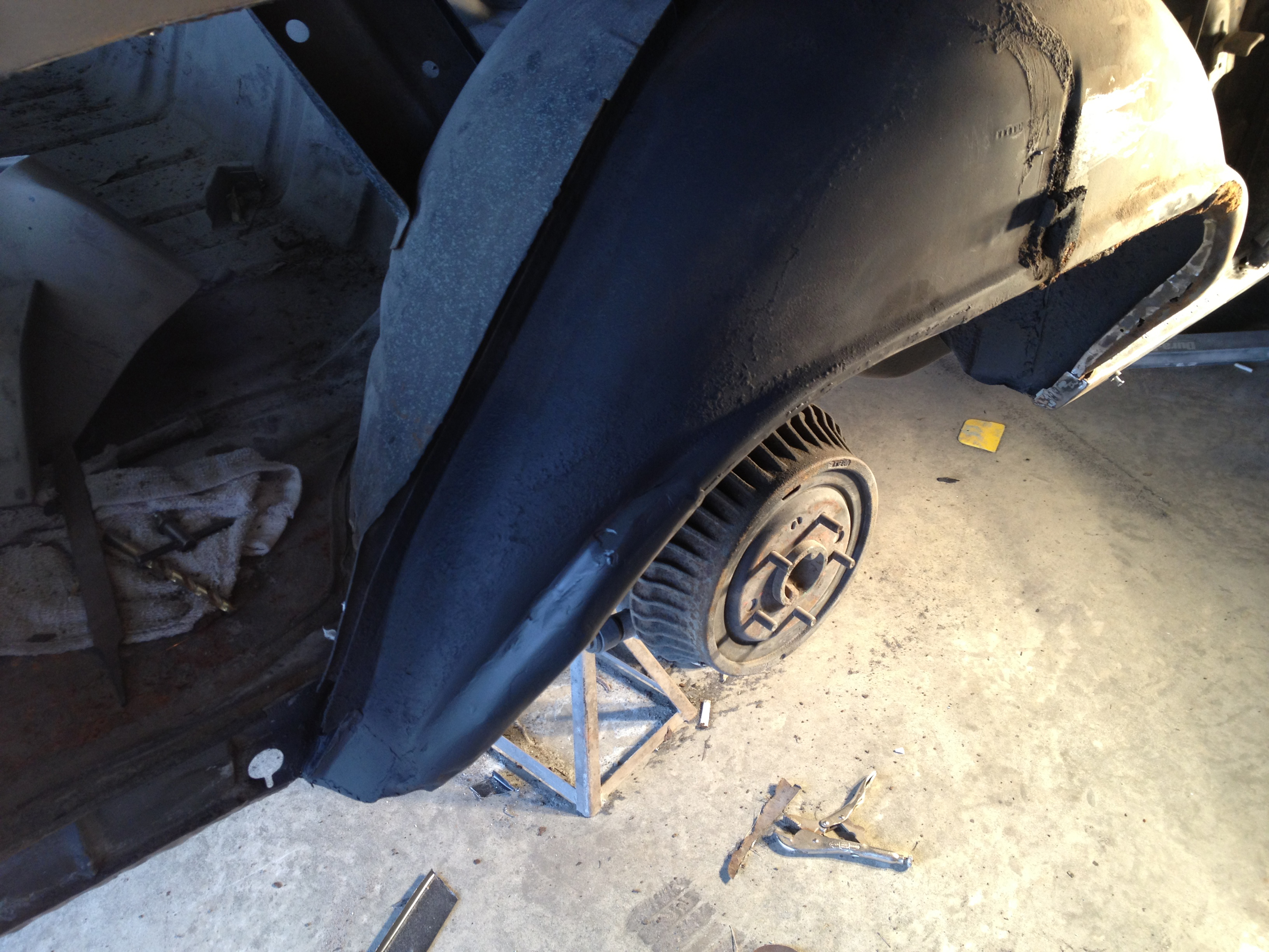 Wheelhouse repaired