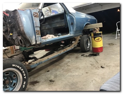 Body and frame apart