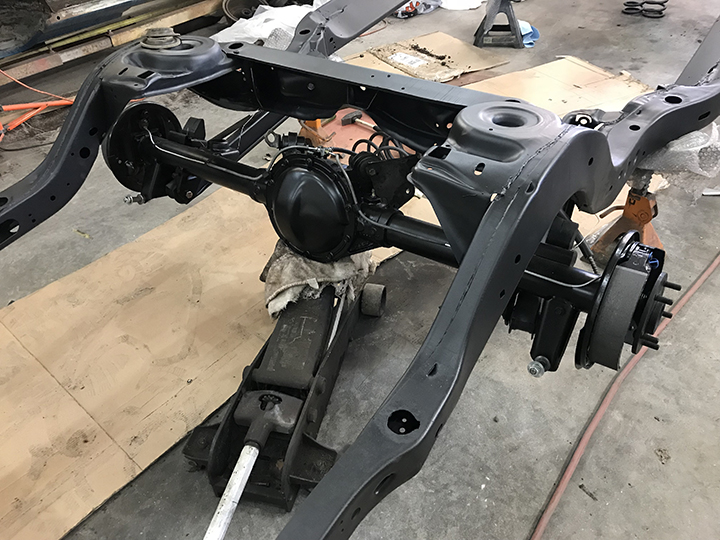 Differential raised into place