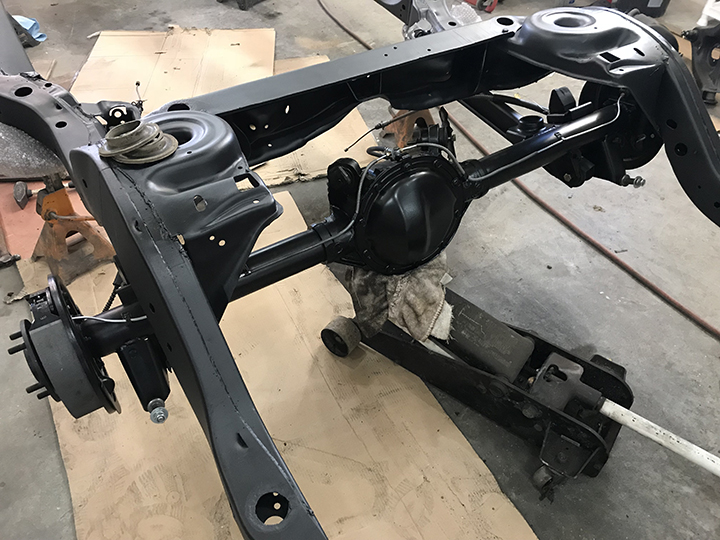 Control arms installed