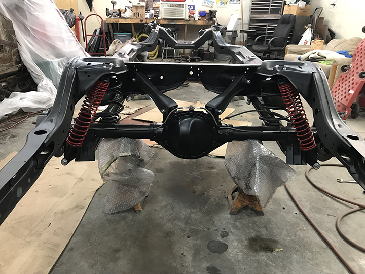 Rear suspension complete