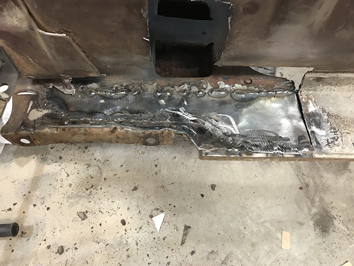 Welded in