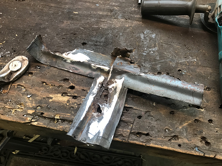 Floor repair prep