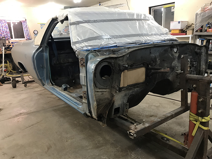 Windshield masked