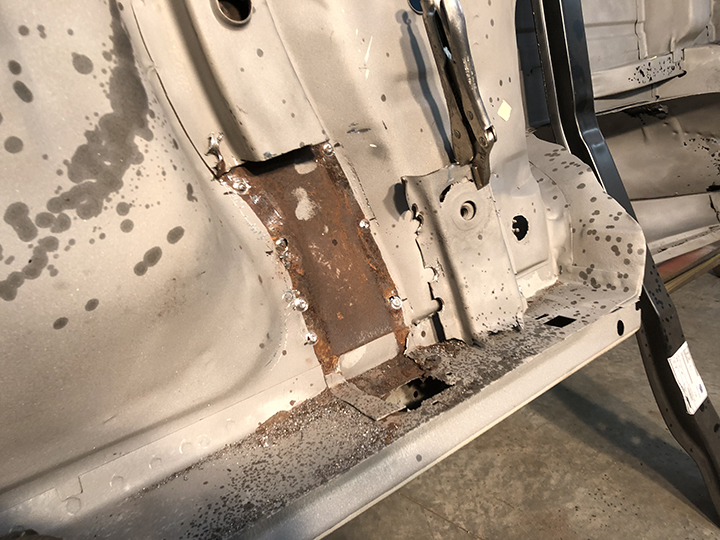 Rust cut out