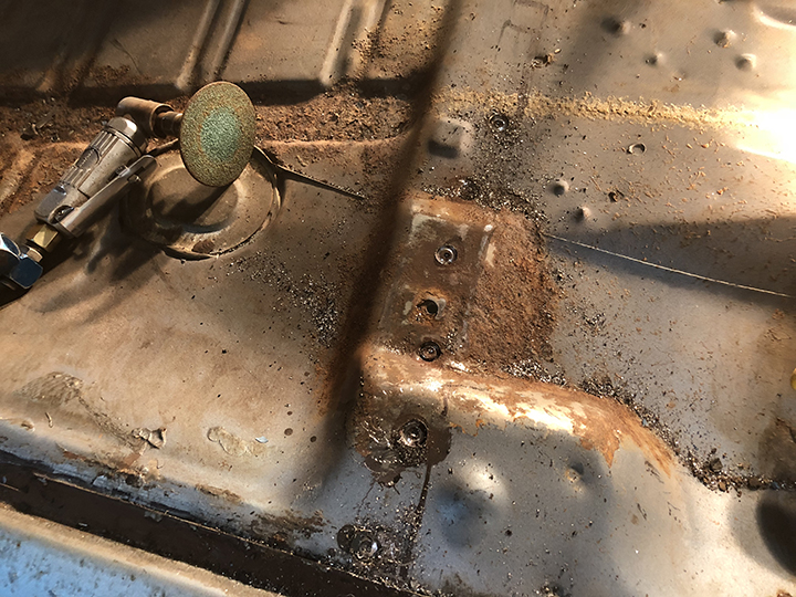Drivers front floor pan