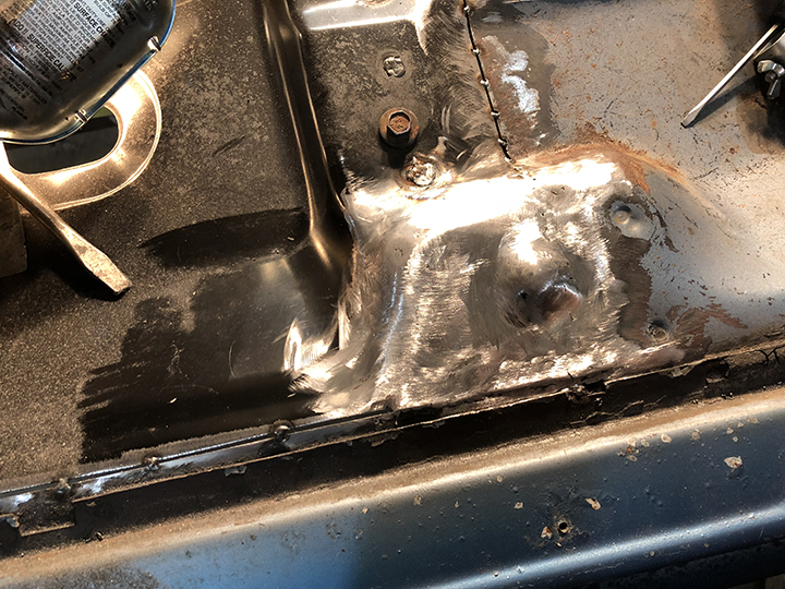 Welds disappear